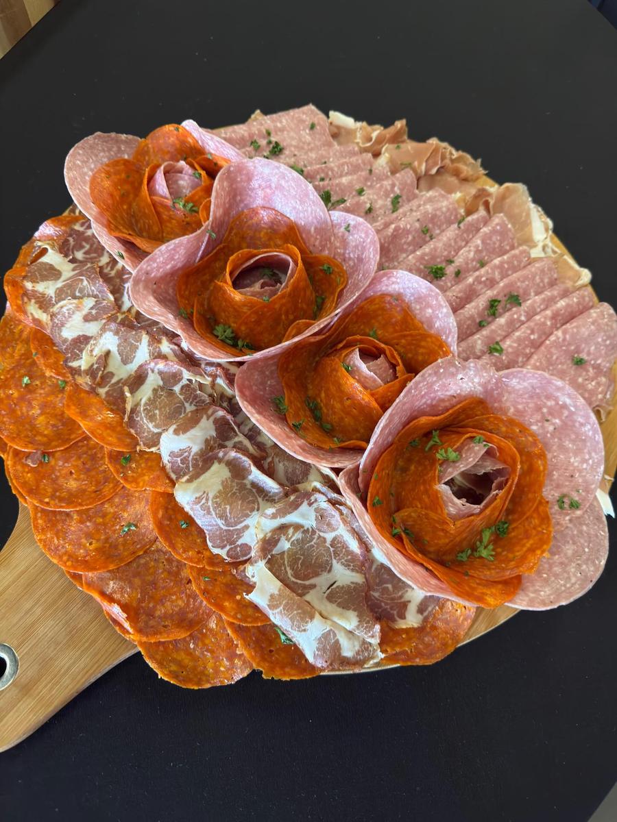 Cured meats and cheese board at Twysted Vyne, Inverness FL
